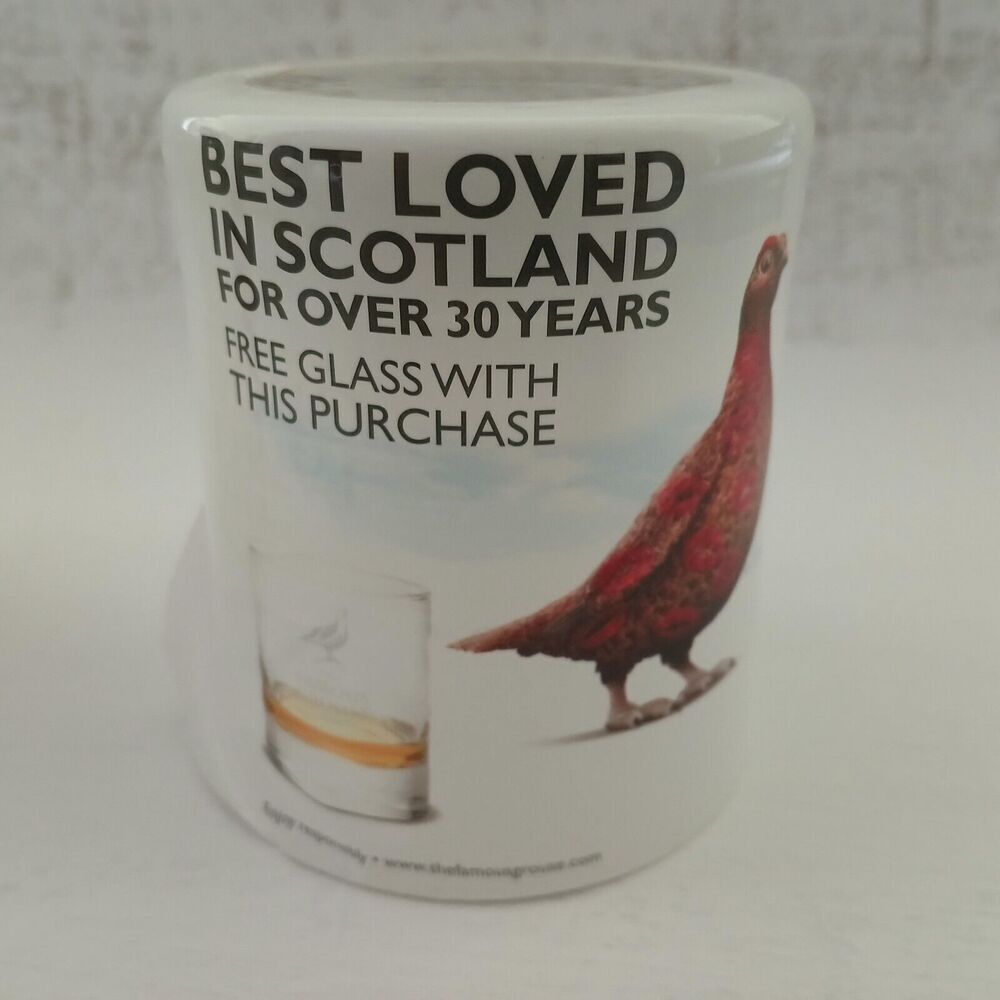 NEW Set of 2 The Famous Grouse Collectible Whiskey Glasses Etched Design 6 Oz - Picture 3 of 5